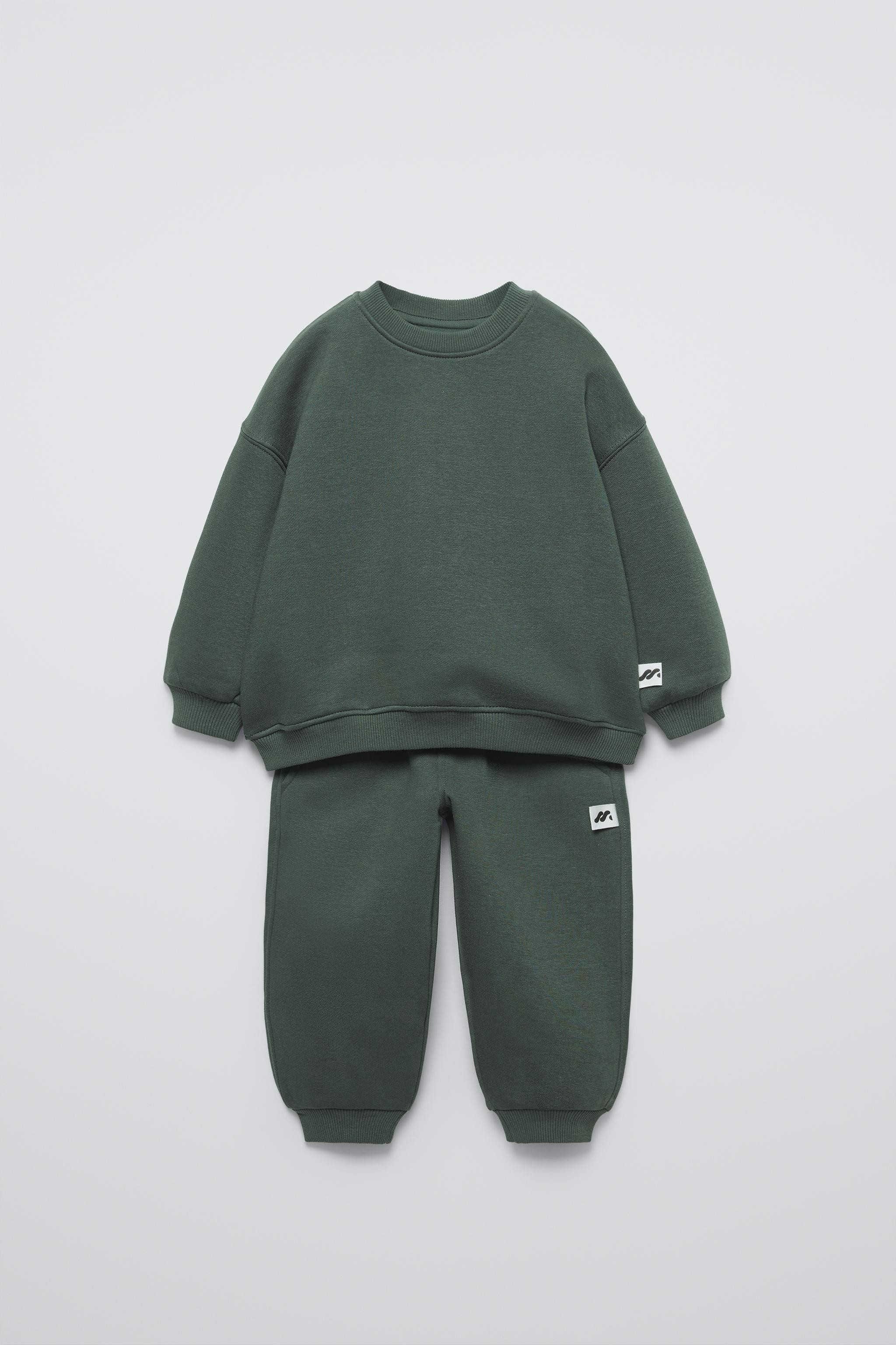 LABEL SWEATSHIRT AND JOGGERS MATCHING SET | Zara US