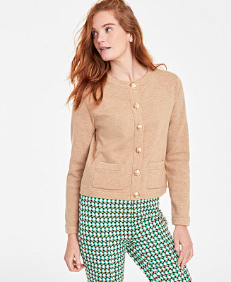 Women's Milano Crewneck Cardigan, Created for Macy's | Macy's