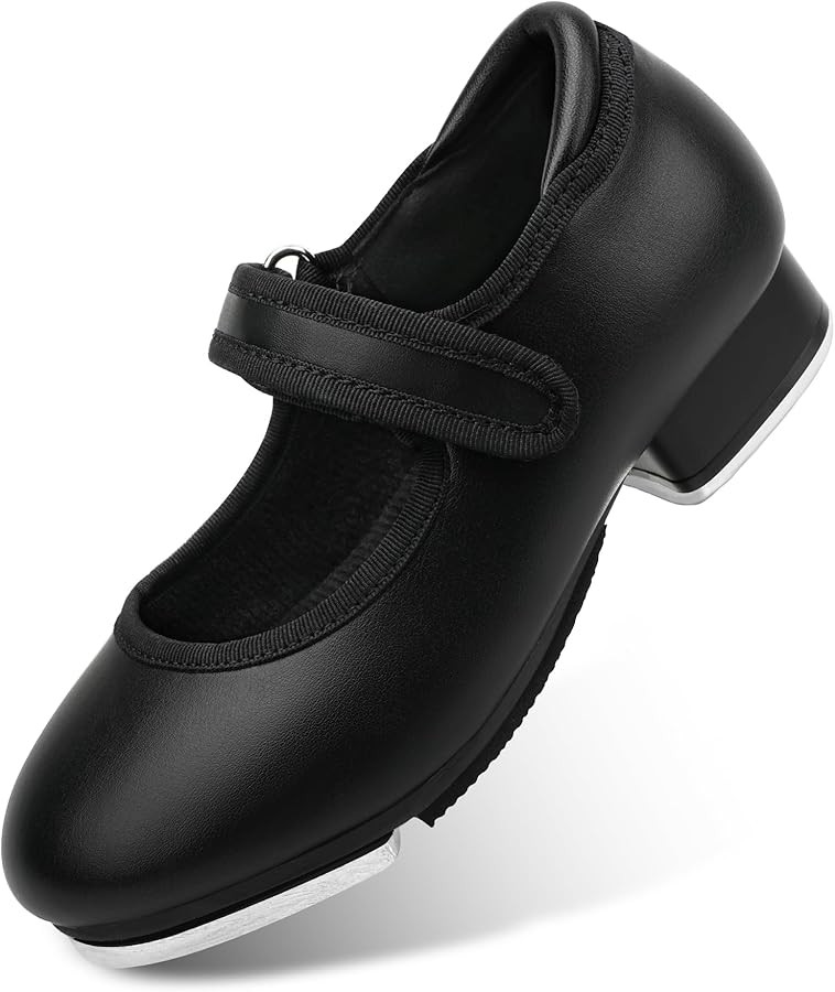 Stelle Tap Shoes for Girls Toddler Boys PU Leather Dance Shoes(Toddler/Little Kid/Big Kid) | Amazon (US)