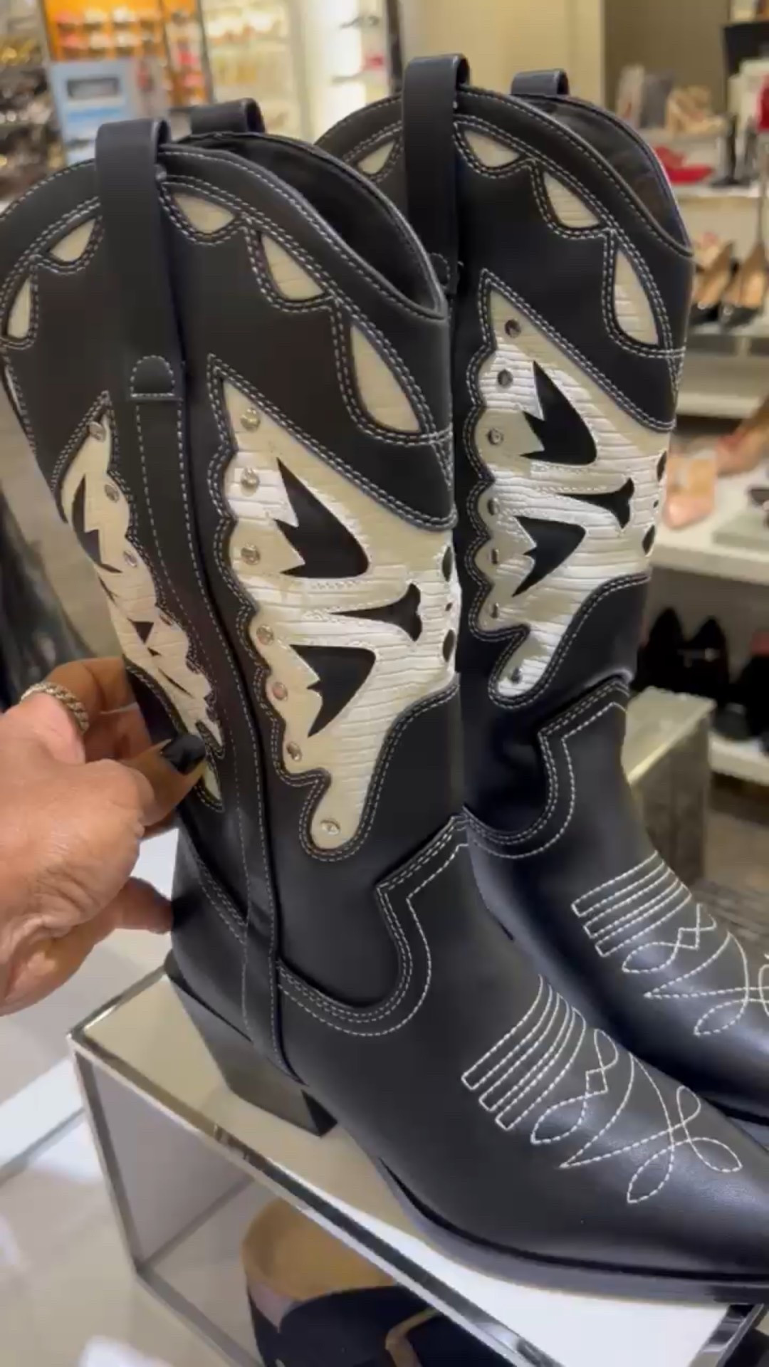 I am here for these statement boots that do all the talking 🤠
Tap to shop while they are on sale!
#Boots #WesterBoots Macy’sFinds

#LTKSeasonal #LTKSaleAlert #LTKShoeCrush