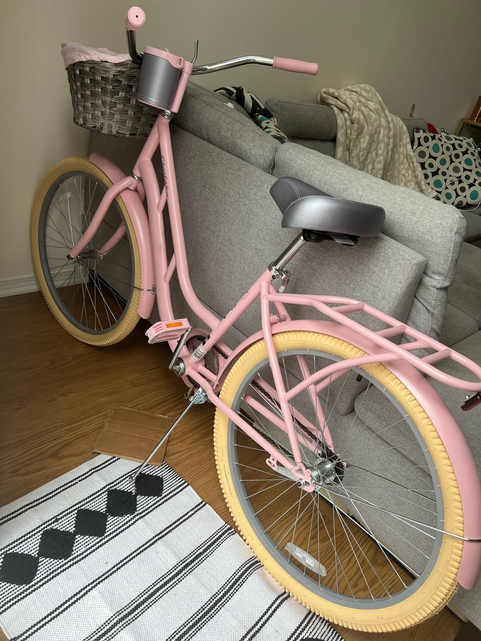 Bca Charleston Cruiser Pink 26 Inch Cruiser Bike 26 Inch Bike 26