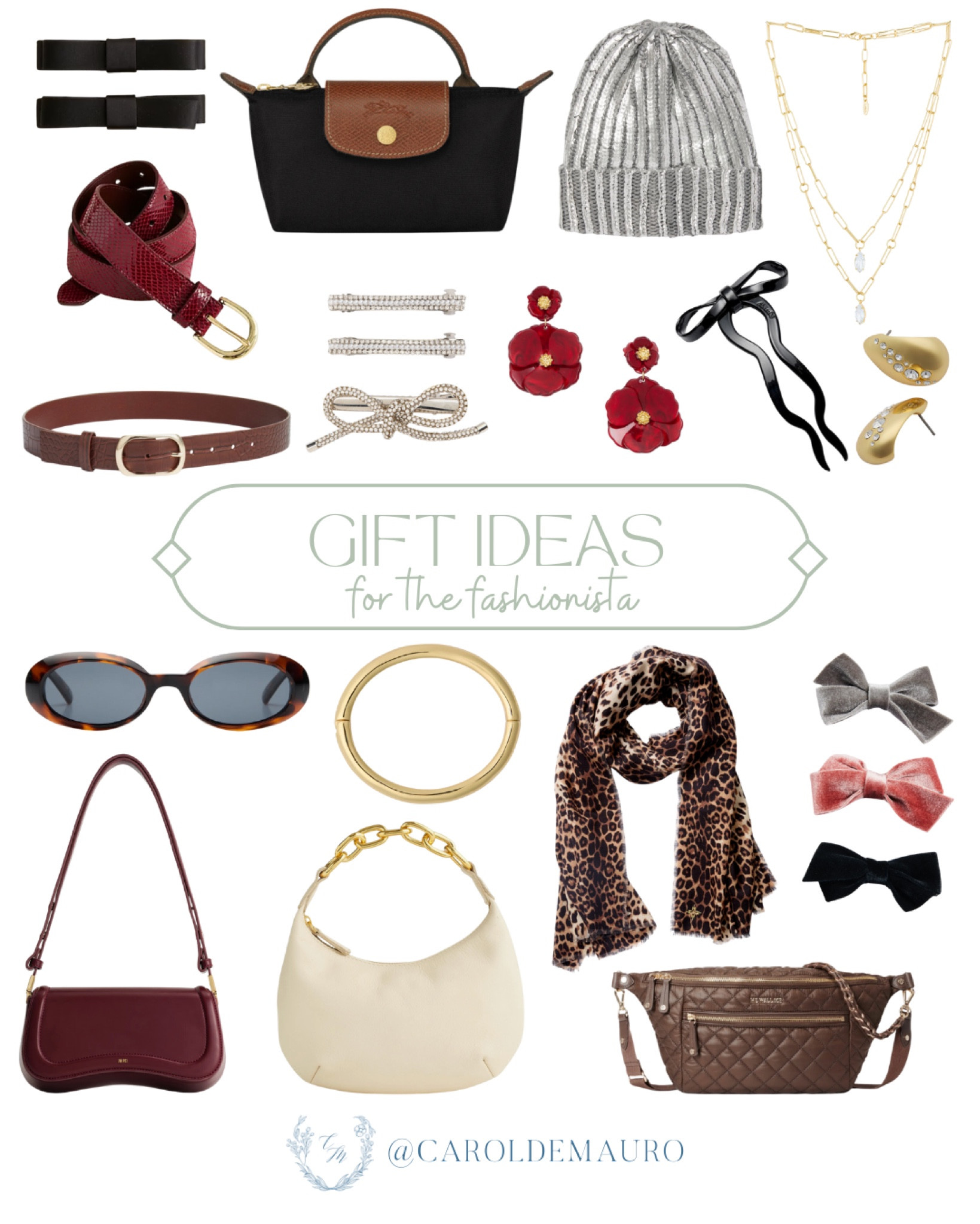 If your friend is a certified fashionista, then you can’t go wrong with any of these gift ideas. We got handbags, leather belts, jewelry, sunnies, and more that she can use to elevate her looks! 
#giftguide #fashionfinds #accessories #hairclips

#LTKGiftGuide #LTKFindsUnder50 #LTKSeasonal