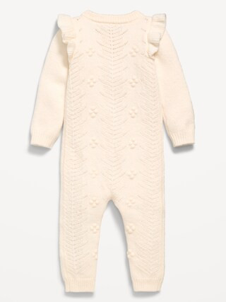 SoSoft Ruffled-Shoulder Sweater One-Piece for Baby | Old Navy (US)