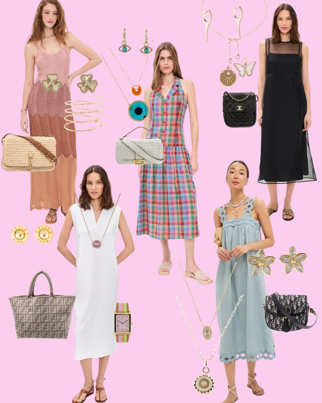 5 dresses styled with some of my recent Real Real favorite finds! 🫶🏼

#LTKootd #LTKSaleAlert #LTKgrwm