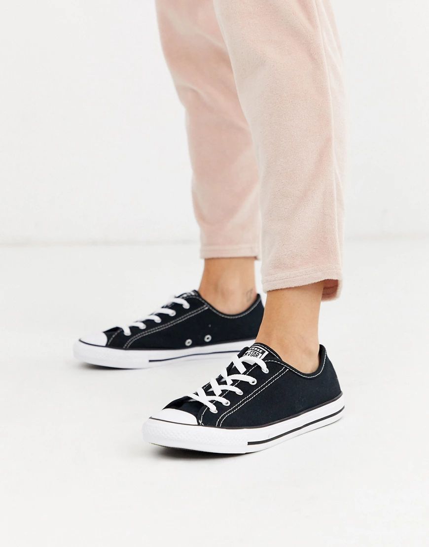 Converse Black Chuck Taylor All Star Dainty Sneakers | ASOS (Global)