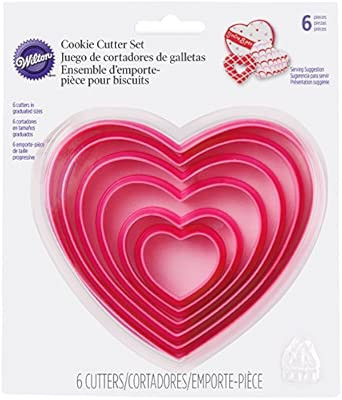 Wilton 2304-115 Nesting Heart Cutter Set | Amazon (US)