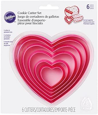 Wilton 2304-115 Nesting Heart Cutter Set | Amazon (US)