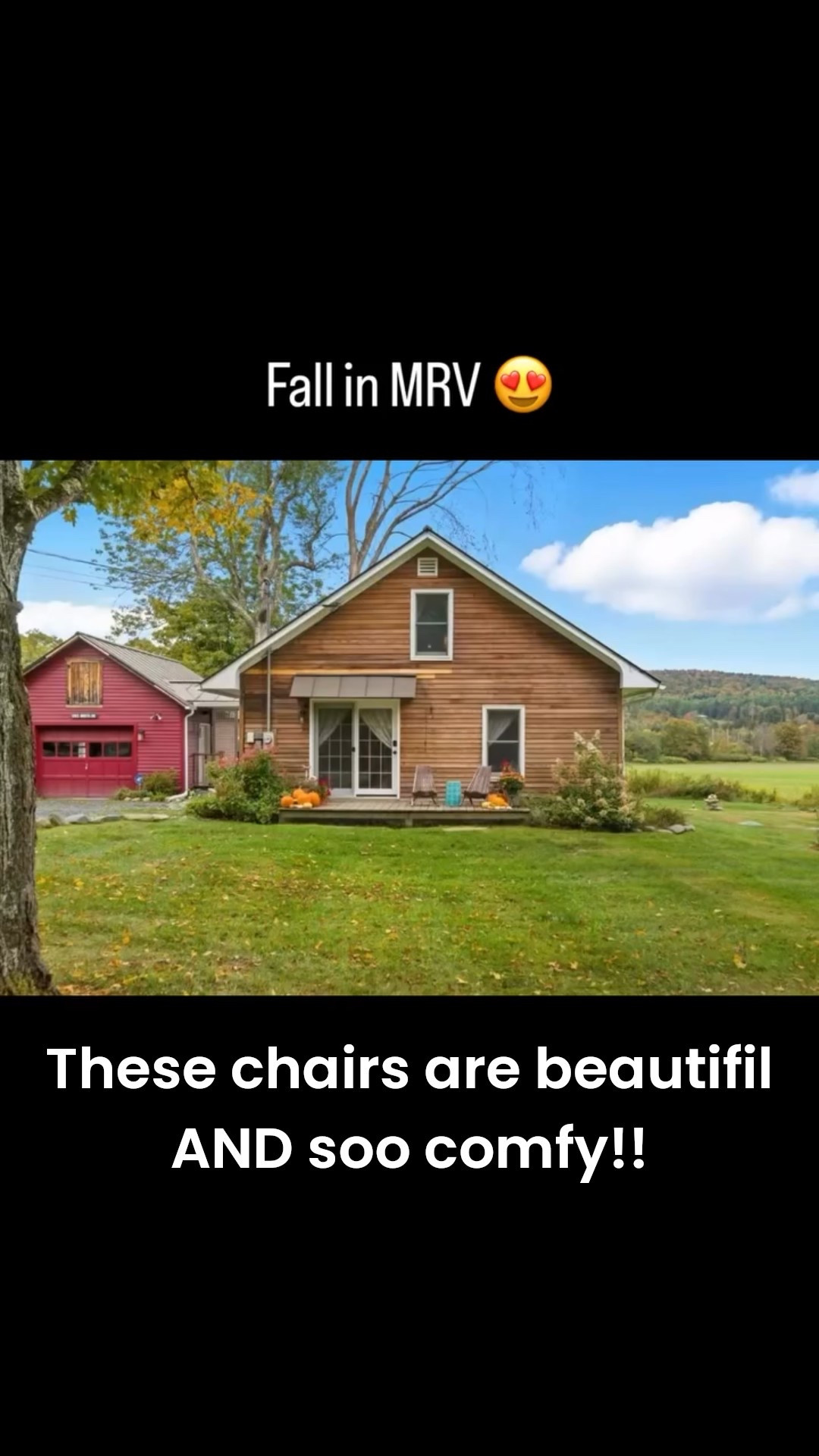 We received so many compliments on these modern, comfortable and beautiful chairs I have on the front porch.

Book Your Stay: www.historicvalleyview.com We still have a few opening on the calendar in October ❤️

#postcard #vermont

#LTKHome #LTKFamily #LTKWedding