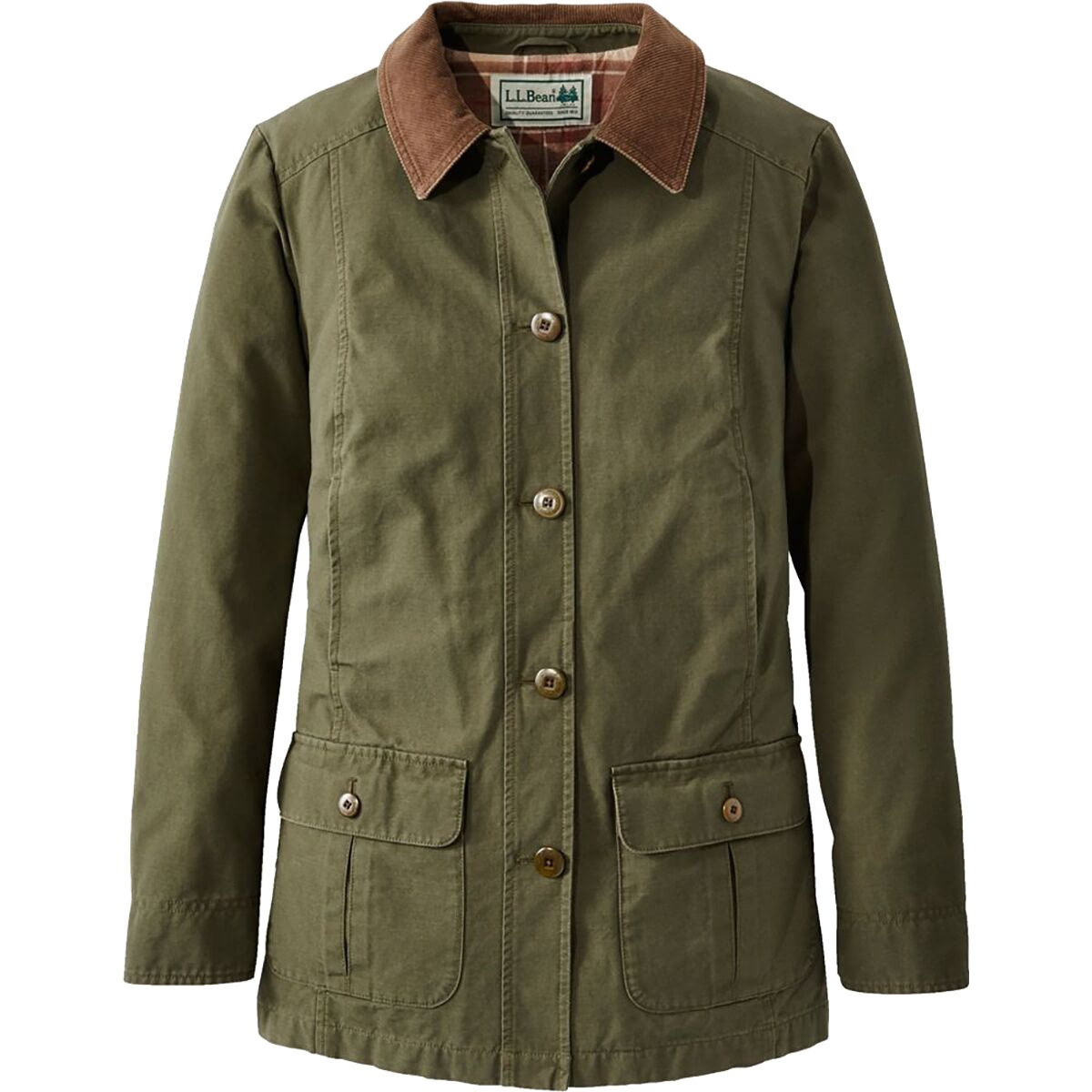 L.L.Bean Adirondack Barn Flannel Lined Coat - Women's | Backcountry