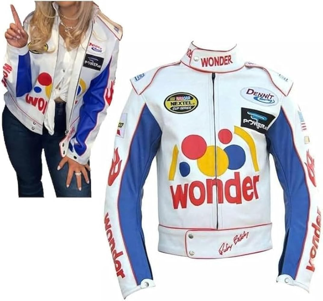 Men's Ricky Boby Racing Jacket - Women's Wonder Bread Costume Jacket - Iconic Racing Motorcycle J... | Amazon (US)