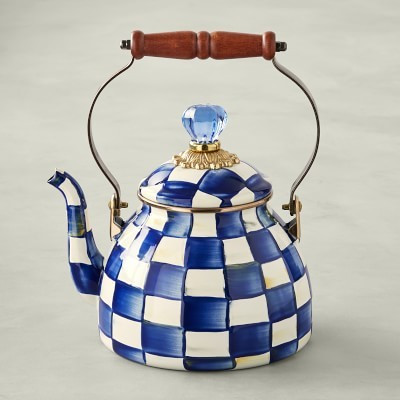 MacKenzie-Childs Royal Check Tea Kettle, 2-Qt. | Williams-Sonoma