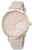 Nine West Women's Japanese Quartz Dress Watch with Faux Leather Strap, Pink, 13 (Model: NW/2680FLPK) | Amazon (US)