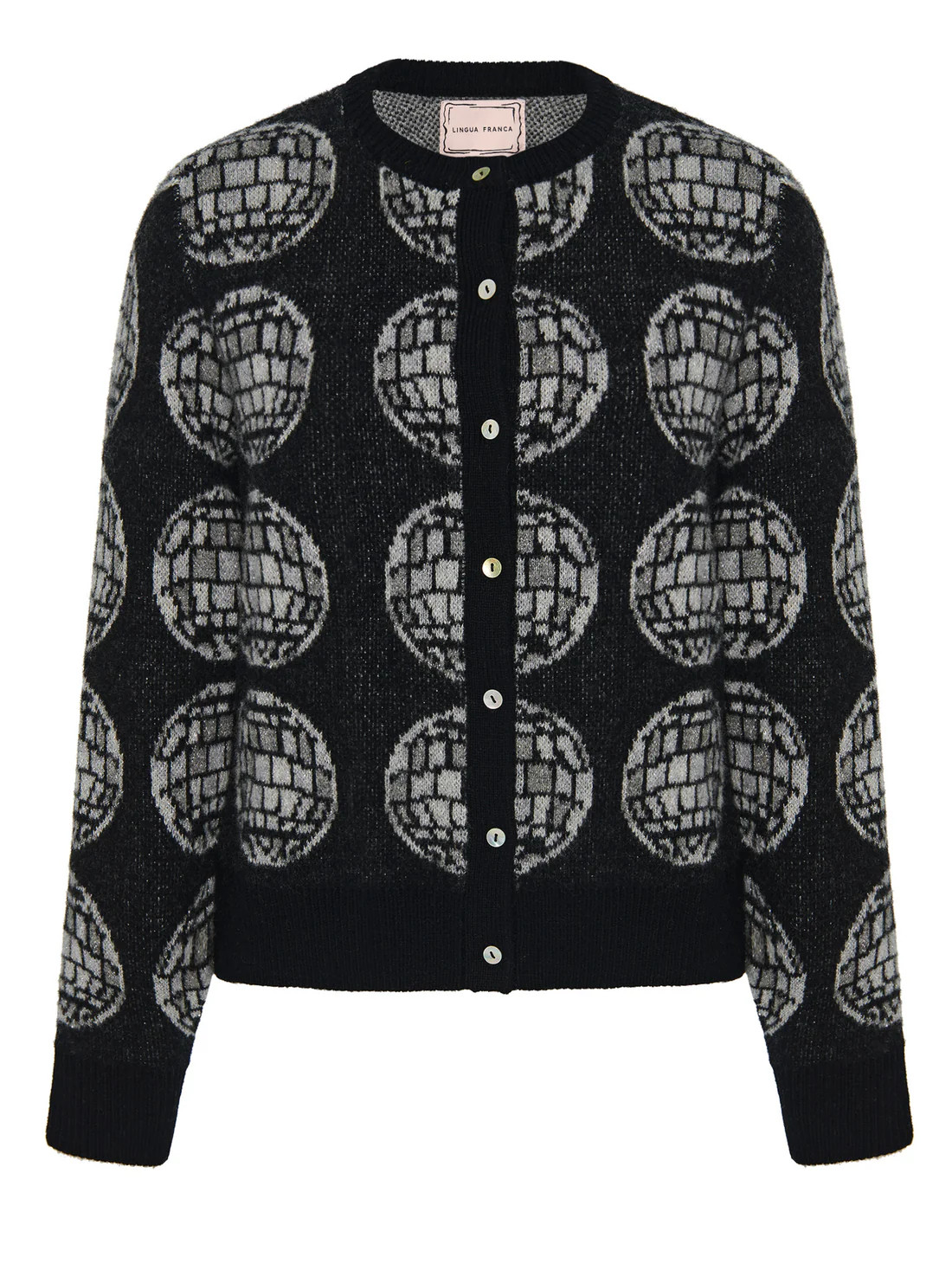 Disco Ball Cardigan | Lingua Franca NYC
