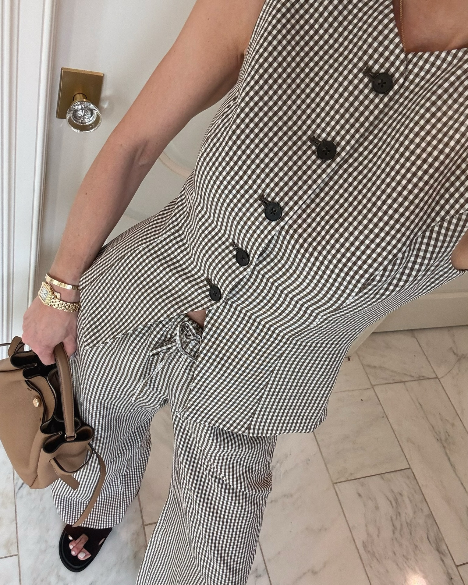 @Aritzia spring new arrivals are so chic this season ✨ Loving all the matching sets — especially this gingham moment.

#LTKootd