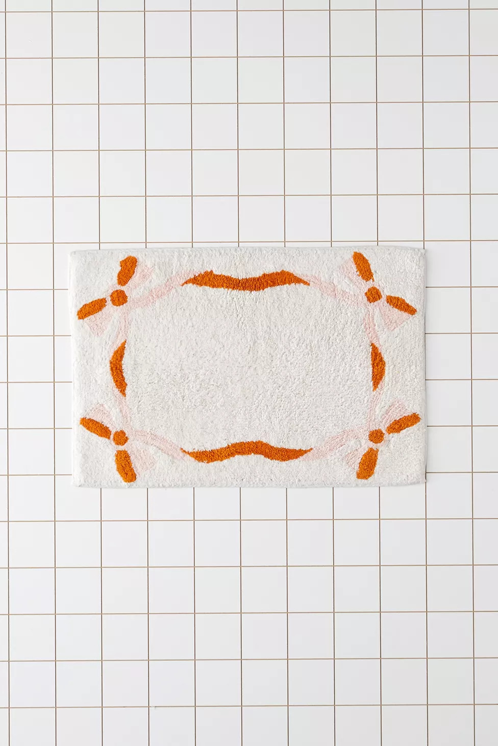 Lacey Bows Bath Mat | Urban Outfitters (US and RoW)