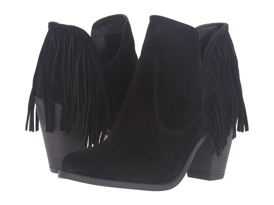 Jessica Simpson - Cecila (Black Split Suede) Women's Pull-on Boots | 6pm