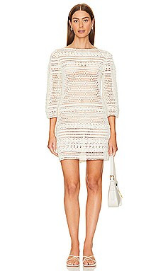 SHE MADE ME Jaya Dress in Ivory from Revolve.com | Revolve Clothing (Global)