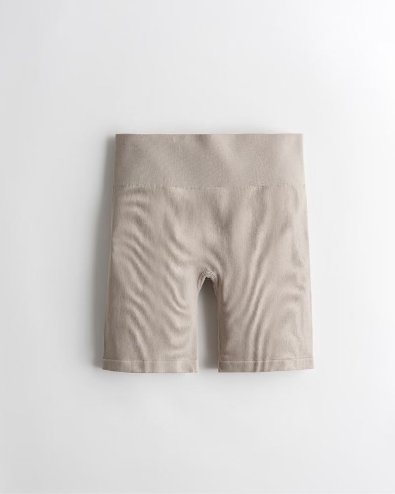 Girls Gilly Hicks Ribbed Seamless Bike Shorts from Hollister | Hollister (US)