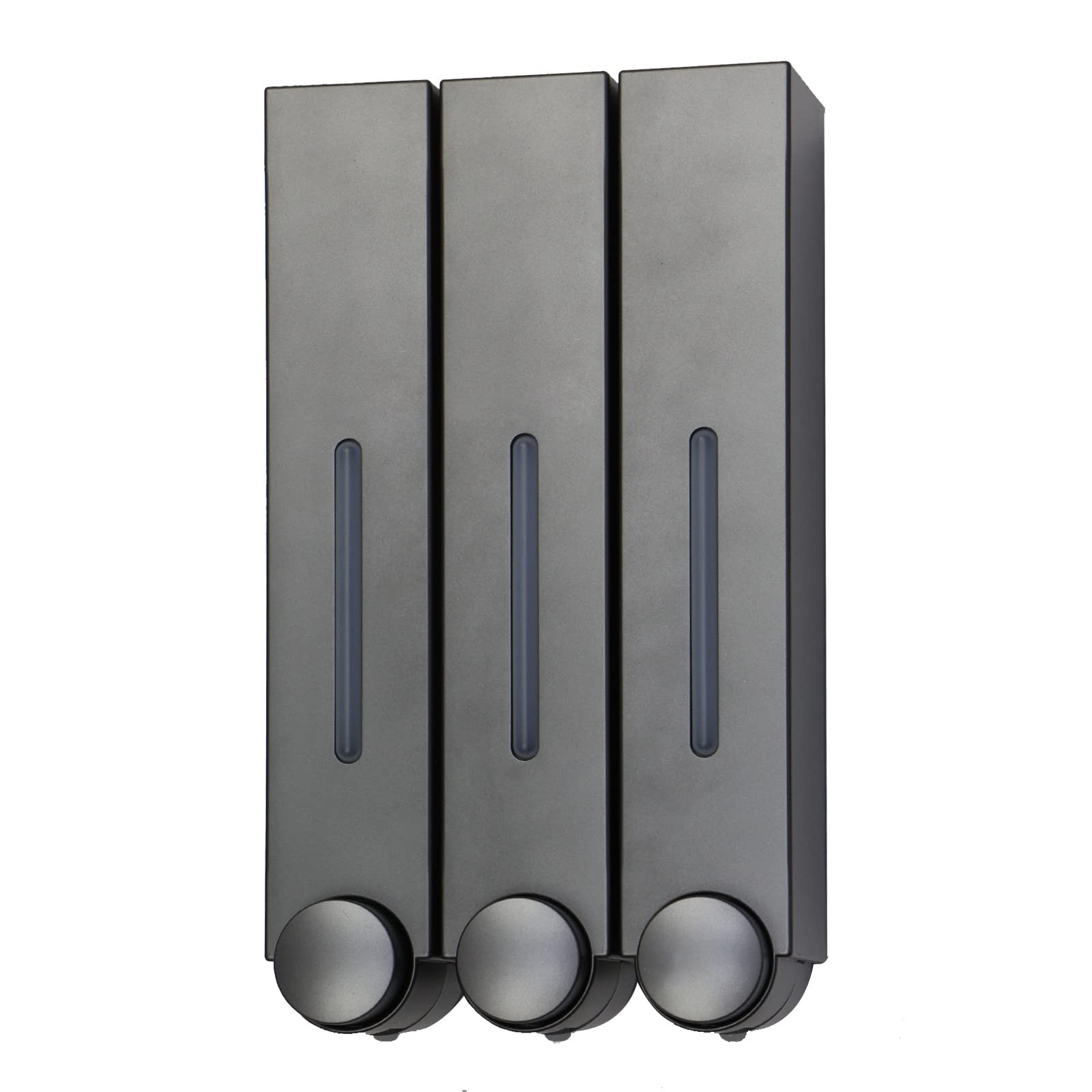 prosfalt 3 x 420 ml per Cup Wall Mounted Liquid Soap Shampoo Dispensers for Home Bathroom Hotel(Grey | Amazon (US)