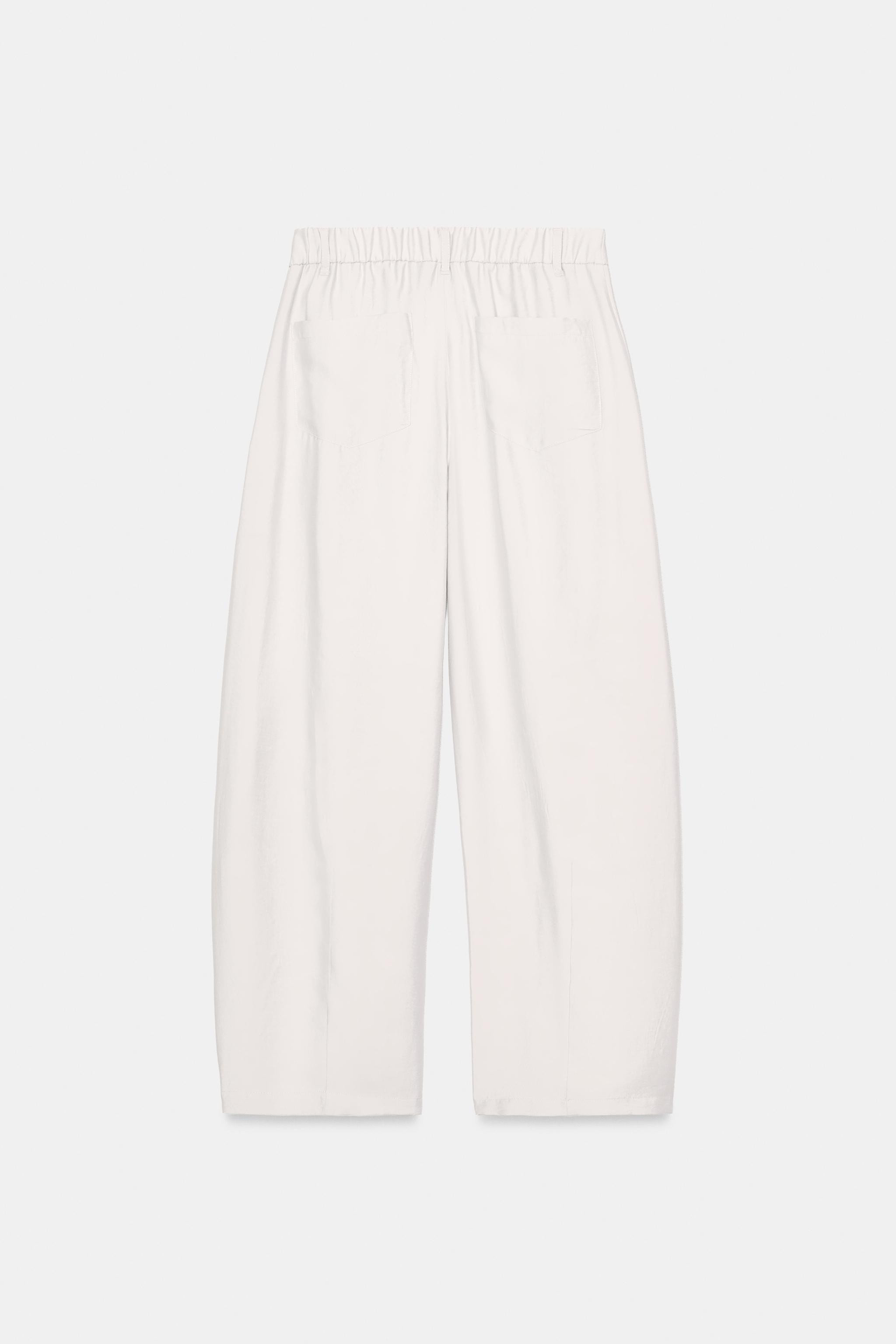 FLOWY PLEATED PANTS | Zara US
