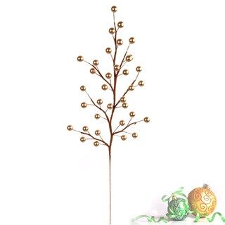 Set of 12: Vibrant Gold Holly Berry Stems with 35 Lifelike Berries | 17-Inch | Festive Accents | ... | Michaels Stores