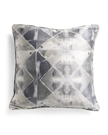 24x24 Metallic Triangle Pillow | Throw Pillows | T.J.Maxx | TJ Maxx