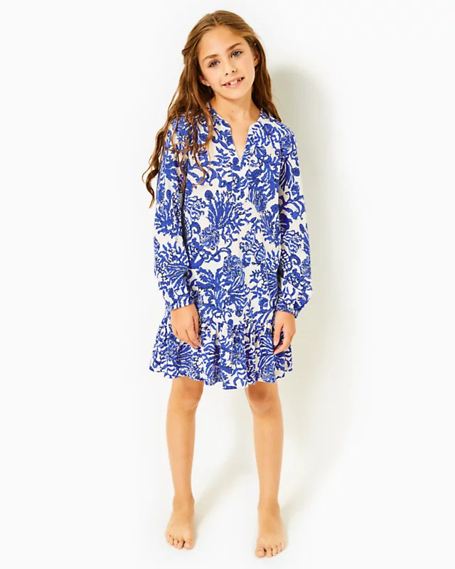 Girls Mini Alyssa Cotton Dress | Lilly Pulitzer