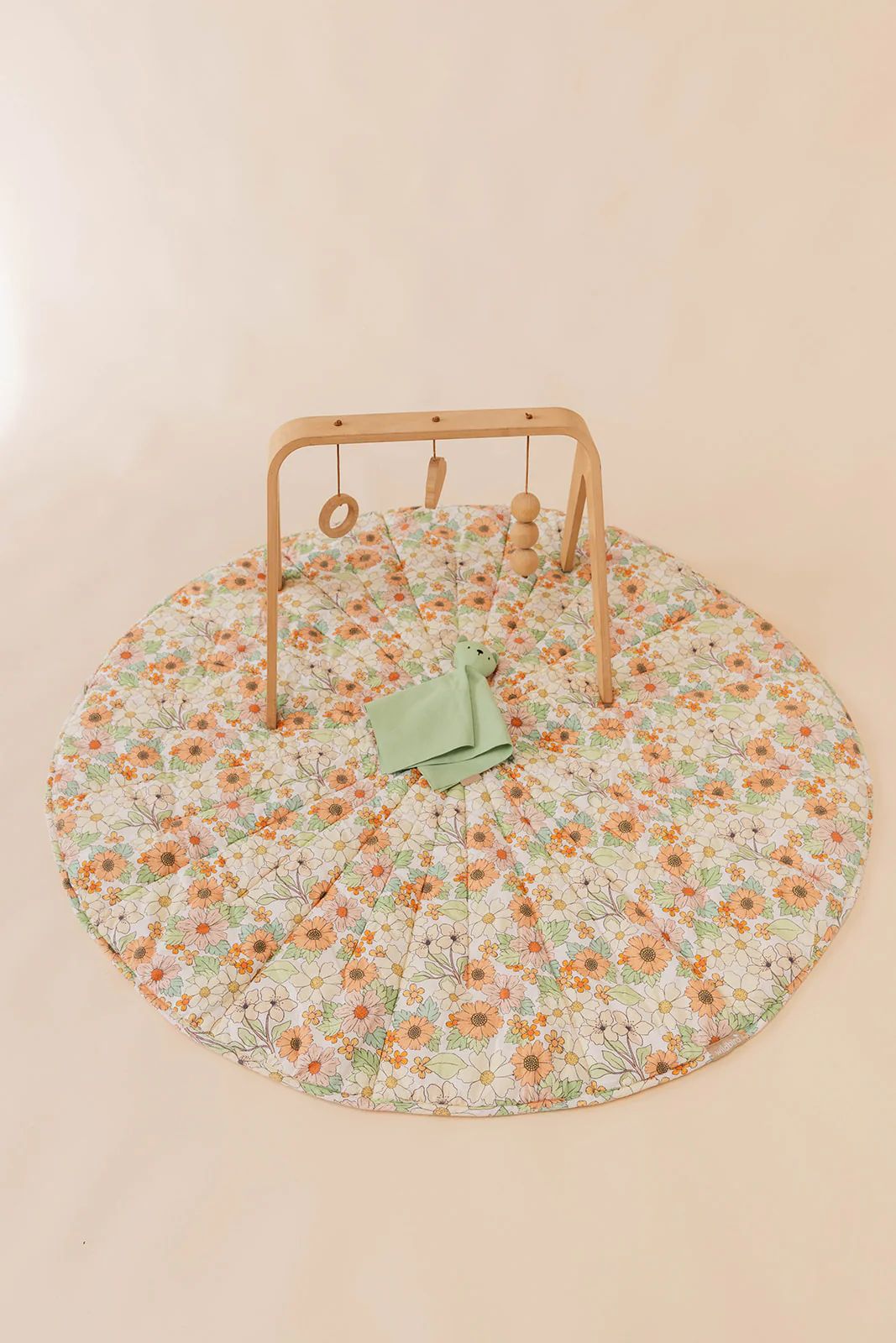 Lita/Cockatoo - Linen Quilted Playmat | Wildbird