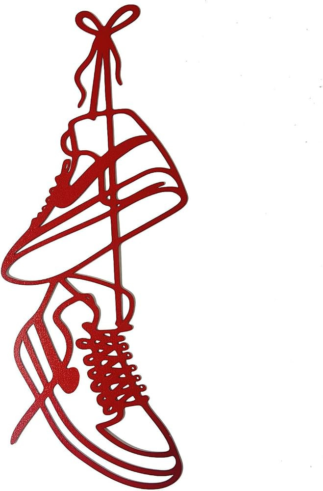 FZFQHCJH Metal Sneaker Wall Decor, Unique Teen Room Decor, Room Decor for Boy & Girl Bedroom, Met... | Amazon (US)