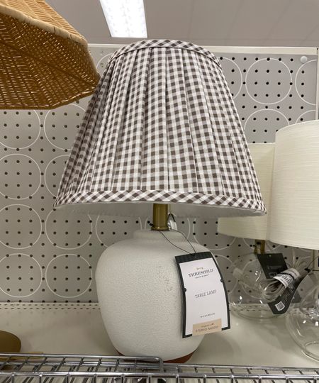 Cutie gingham lamp new at target from studio McGee! 

#LTKunder100 #LTKhome