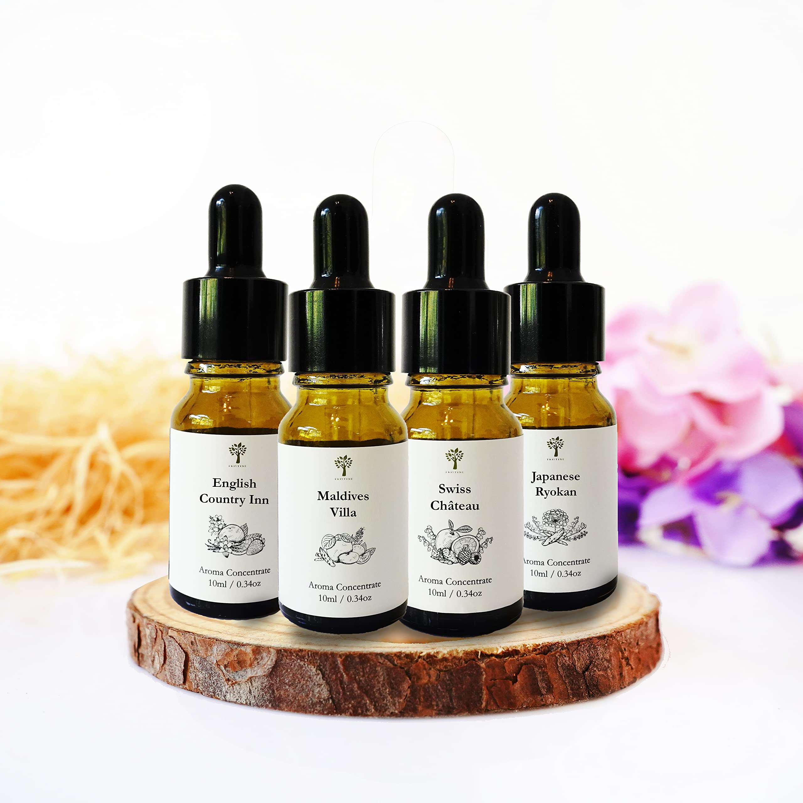 PRISTINE Top 4 Hotel Blend Essential Oils 4 Pcs Set for Diffuser for Home, Humidifier, Aromathera... | Amazon (US)