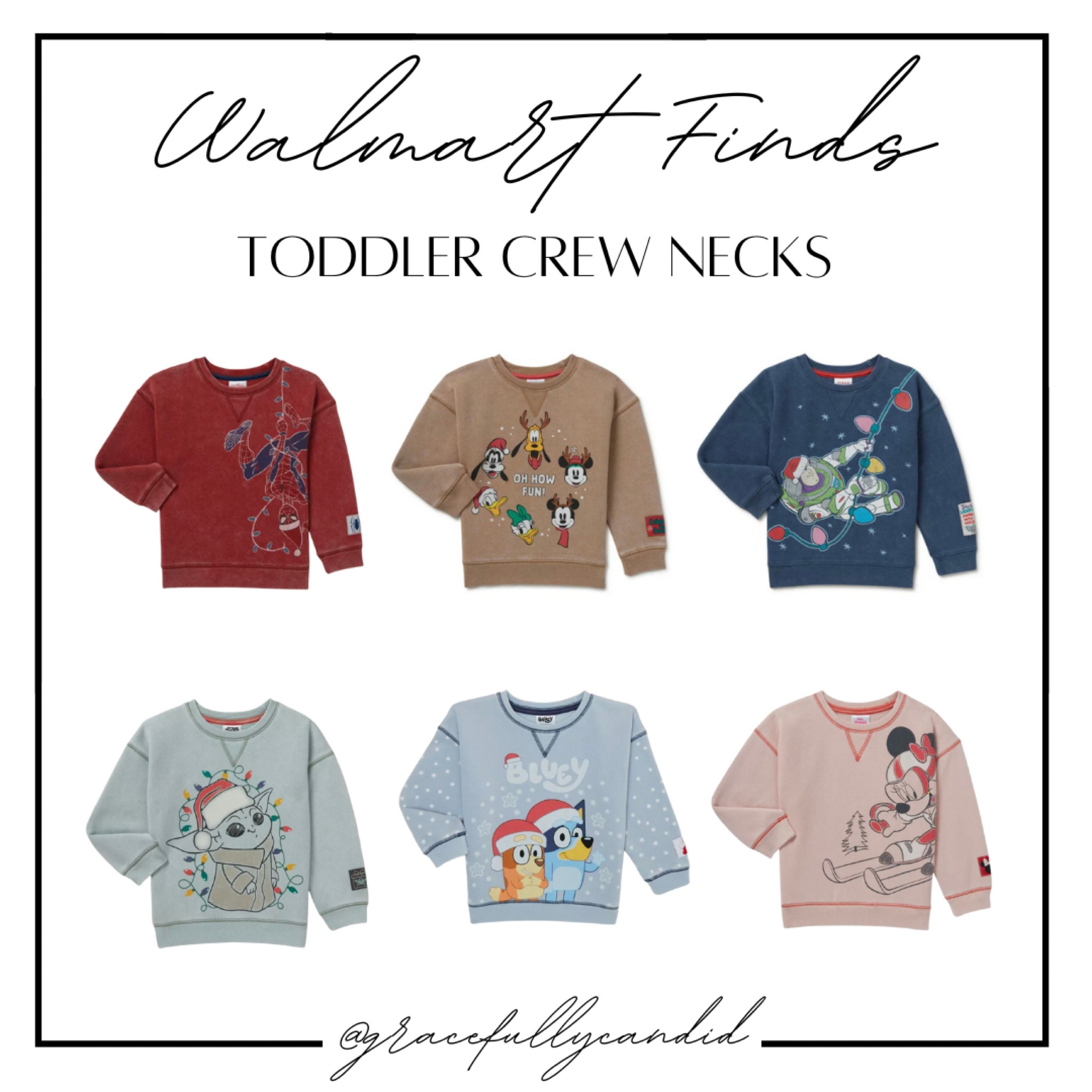WALMART FINDS
•toddler Christmas crewnecks•

#LTKHoliday #LTKkids #LTKbaby