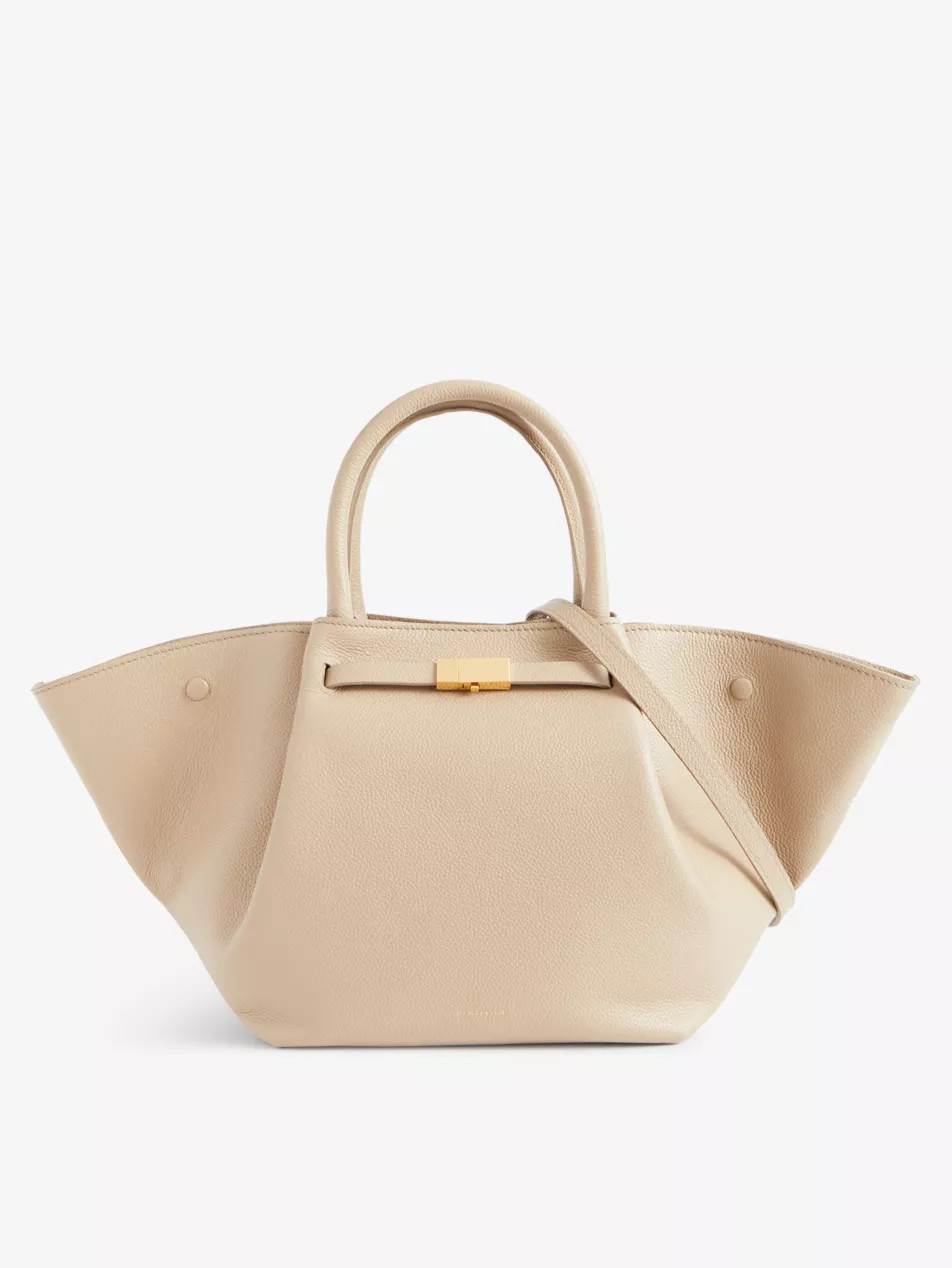 The Midi New York leather tote bag | Selfridges