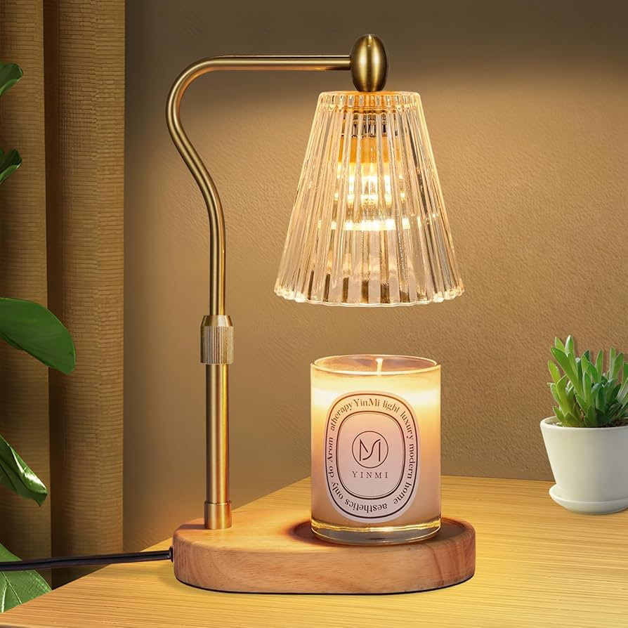 Dimmable Candle Warmer Lamp with Timer, Electric Melting Lamps for Jar Candles, Wax Melt Warmers ... | Amazon (US)
