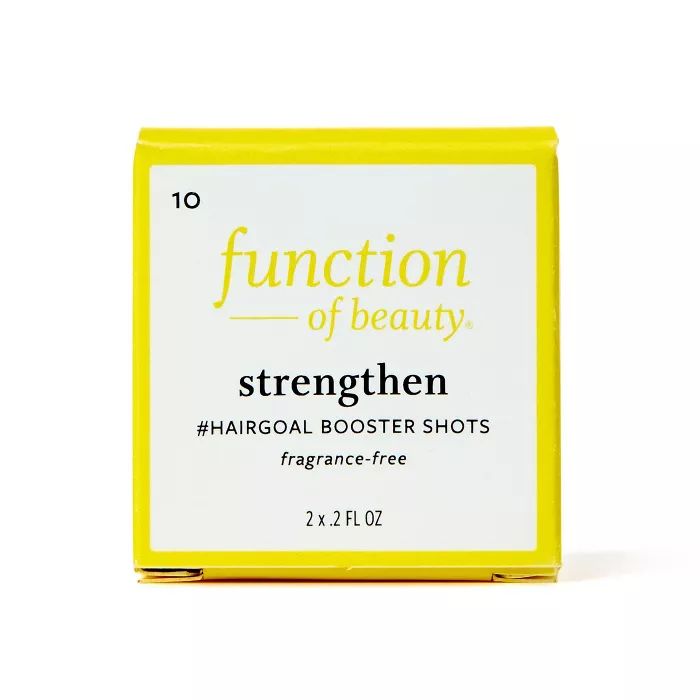 Function of Beauty Strengthen #HairGoal Booster Shots with Pea Sprout Extract - 2pk/0.2 fl oz | Target