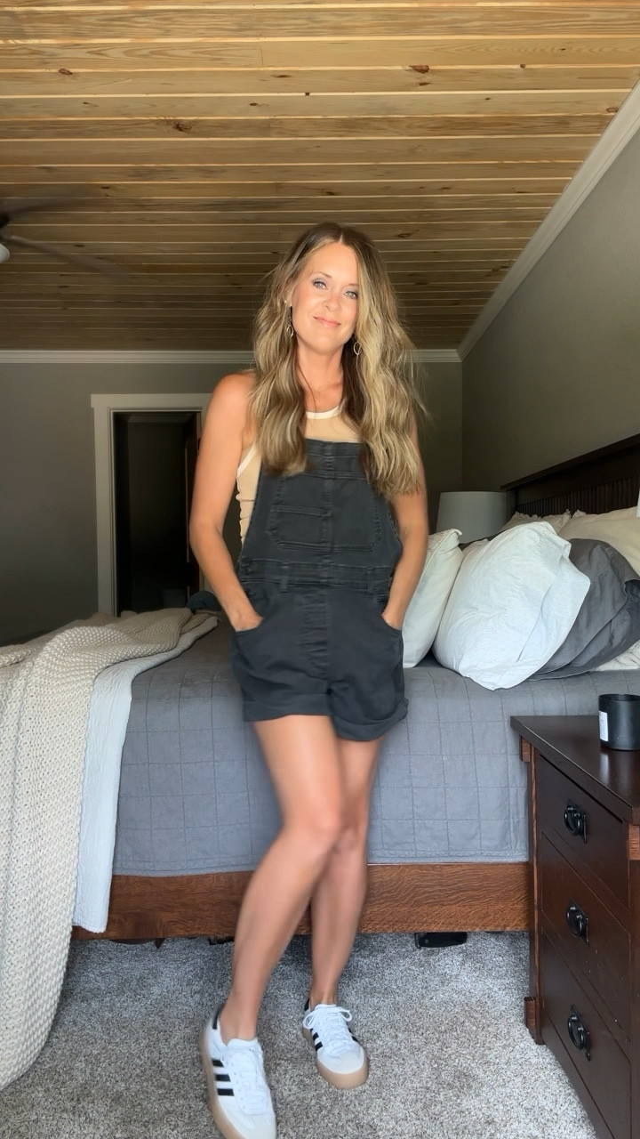 The overalls we all need. I so wish I would have bought an extra pair of these shoes they are that comfy. Wearing a small in tank and overalls. 

#LTKStyleTip #LTKFindsUnder100 #LTKFindsUnder50