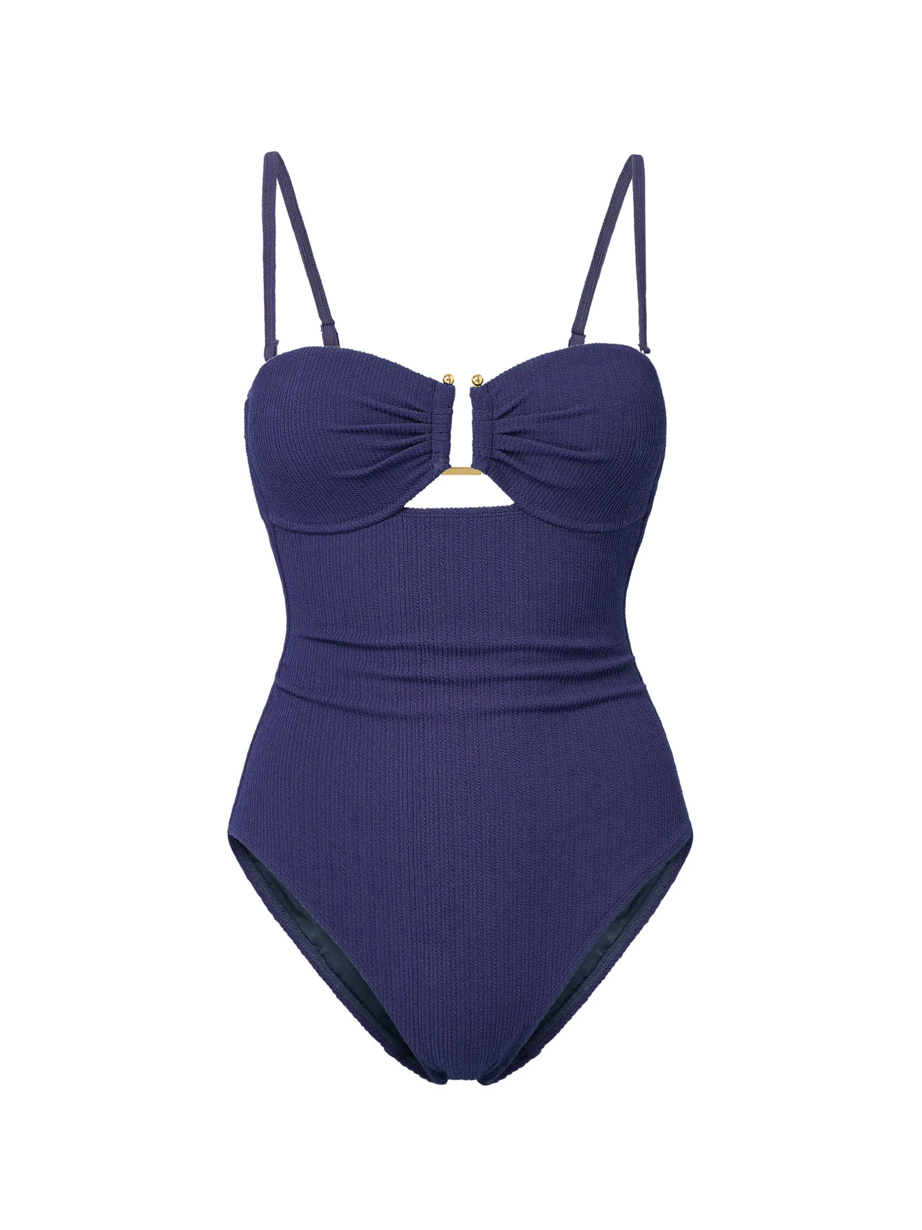 Juliette One Piece In Navy Texture | Change of Scenery
