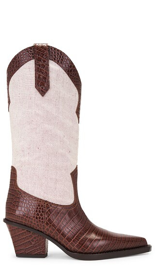 Rosario Boot in Cioccolato Brown Naturale | Revolve Clothing (Global)