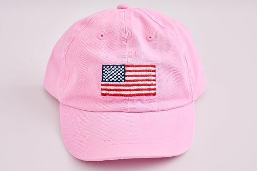 Mud Pie Children's Pink Flag Hat; One Size Fits Most | Amazon (US)