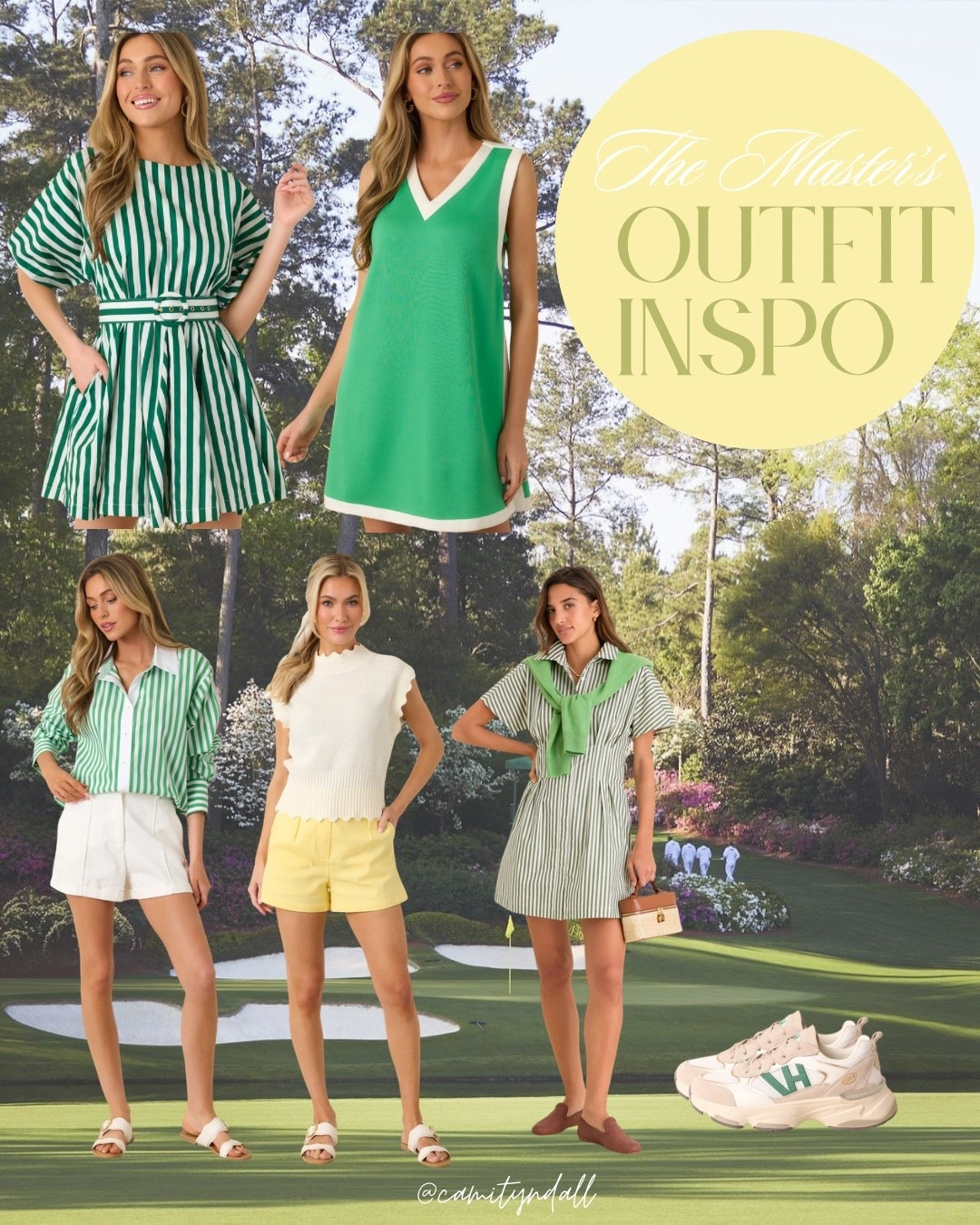 Masters Outfit Inspiration 💚⛳

Sharing a few chic and easy looks perfect for tournament week — think classic green stripes, breezy dresses, and comfortable sneakers for walking the course.

Everything is linked here to shop!


#LTKootd #LTKgrwm #LTKdayinmylife