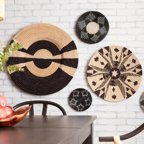 All Across Africa Two Tone Woven Disc Wall Decor | World Market