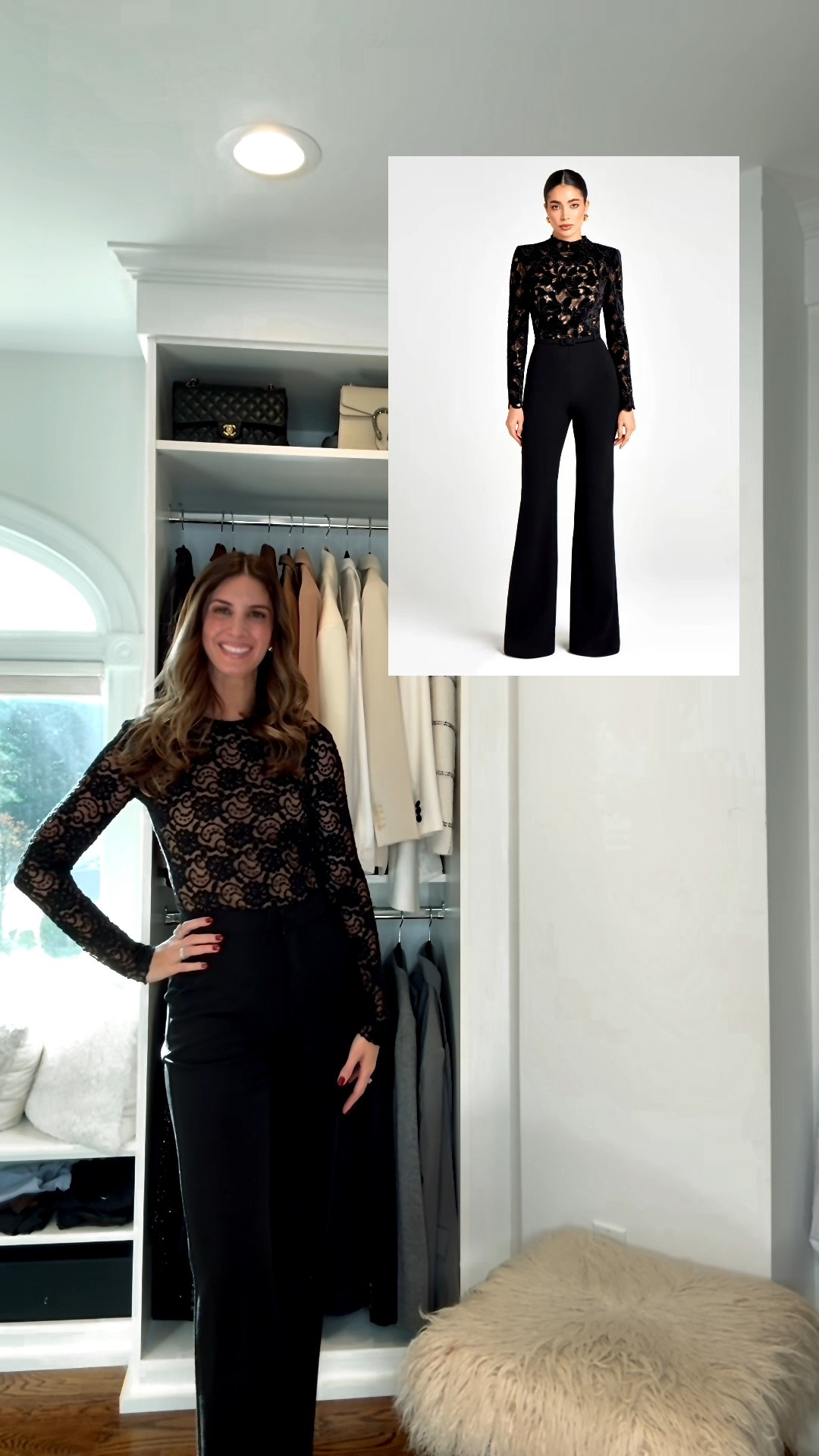 The jumpsuit look without the bathroom drama! 

#LTKootd #LTKHoliday #LTKgrwm