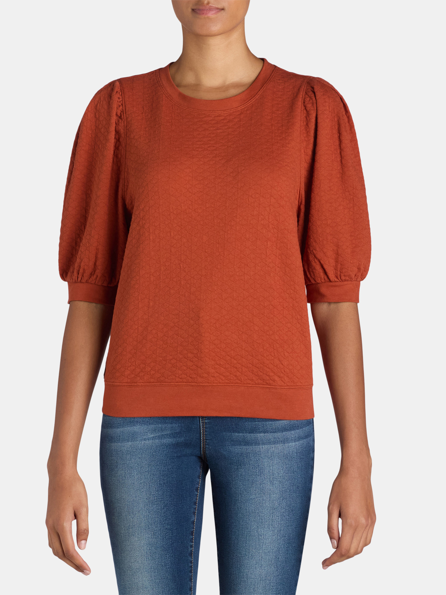 Time and Tru Women's Quilted Top, Sizes XS-XXXL | Walmart (US)