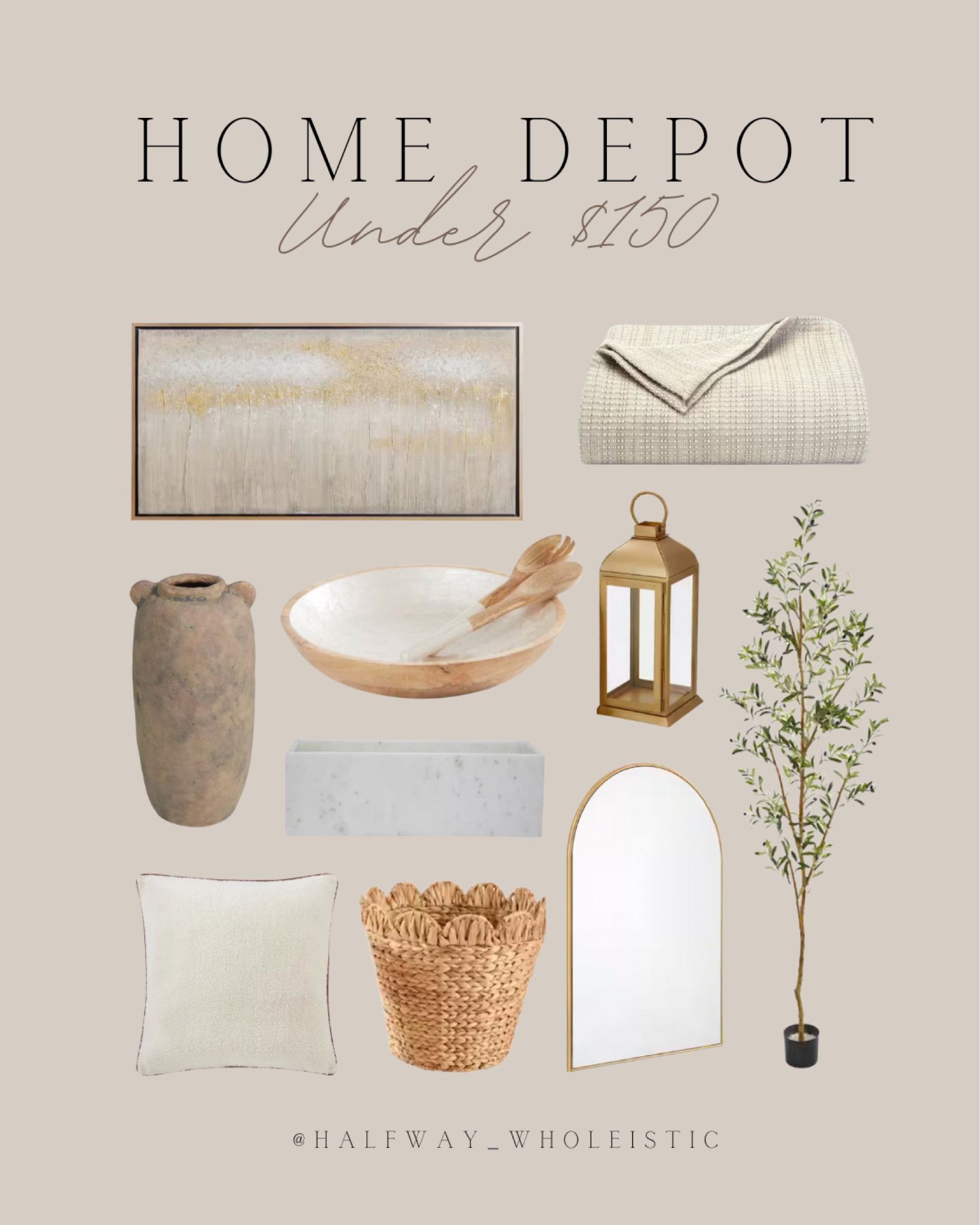 Decor under $150 at Home Depot! 

#art #summer #dining #mirror #livingroom 

#LTKSeasonal #LTKsalealert #LTKhome