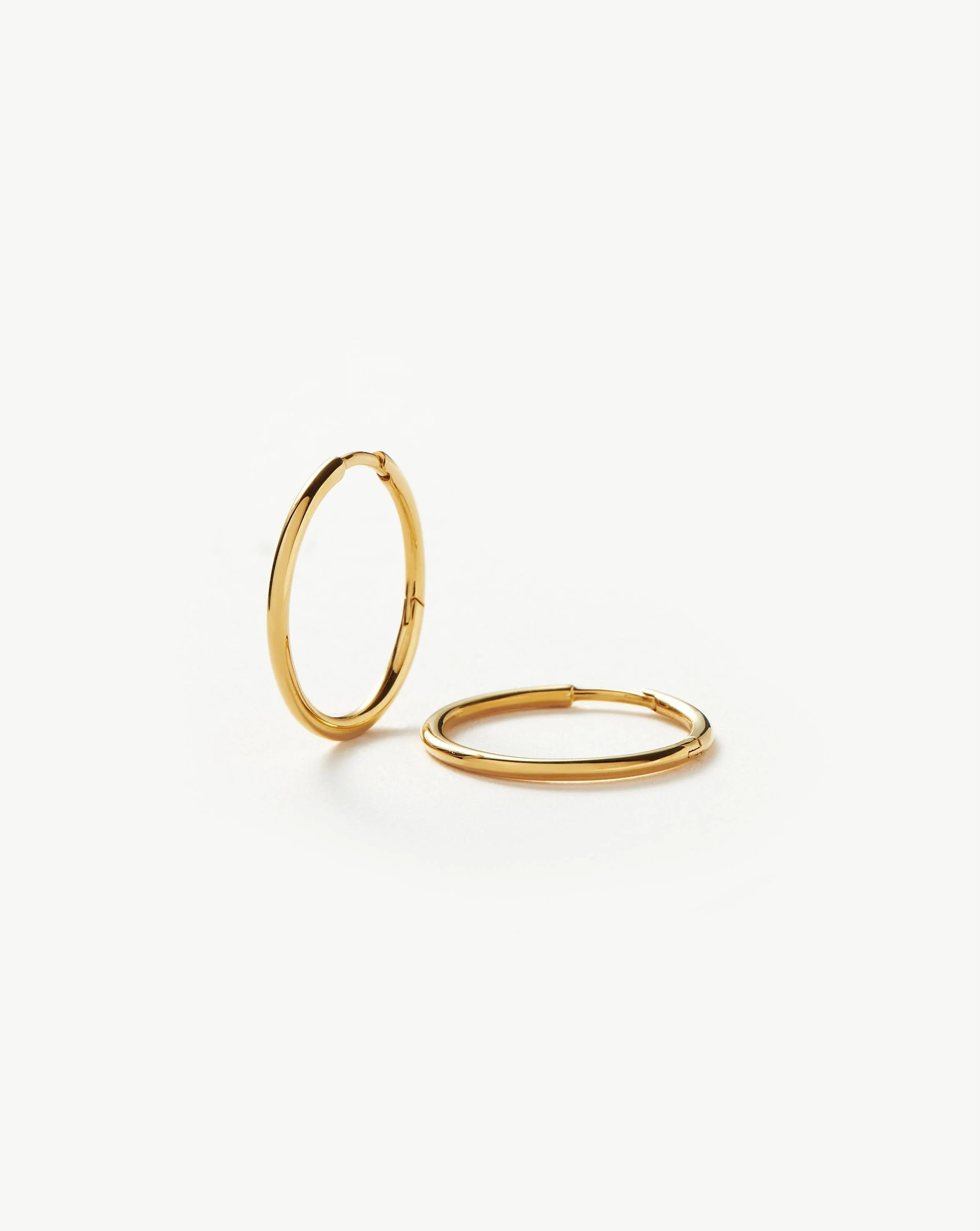 Classic Small Hoop Earrings | 18ct Gold Plated Earrings | Missoma US