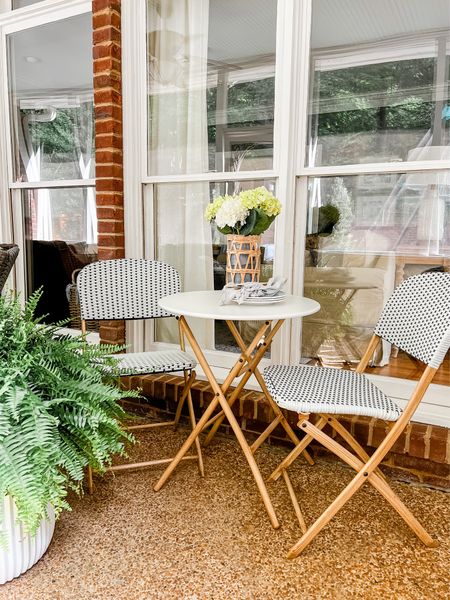 This little bistro set is perfect for a small patio or part of a patio! We love it for a little breakfast or snack on the porch! It’s on sale for Memorial Day!

#LTKhome #LTKSeasonal #LTKsalealert