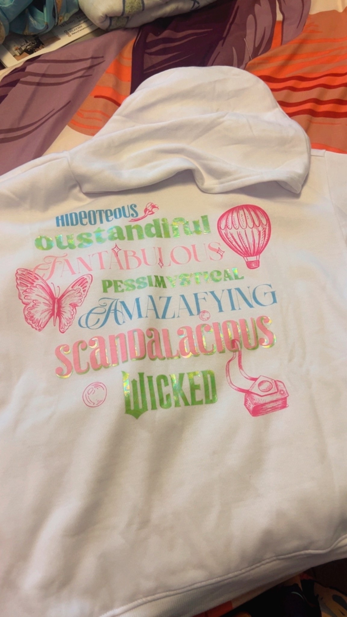 Wicked x Katie Kime Girls' Hoodie Pullover Sweatshirt - White 

#LTKGiftGuide #LTKSaleAlert #LTKHoliday