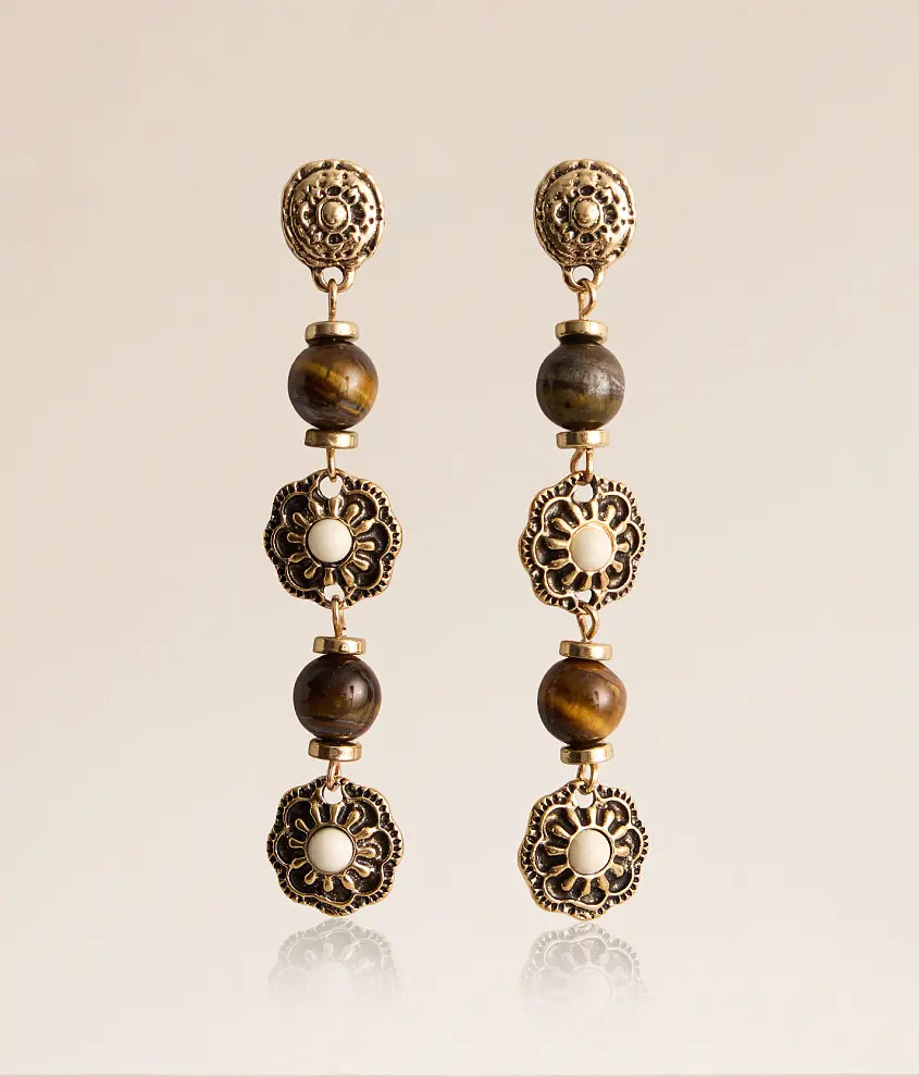 Linear Western Earring | Buckle