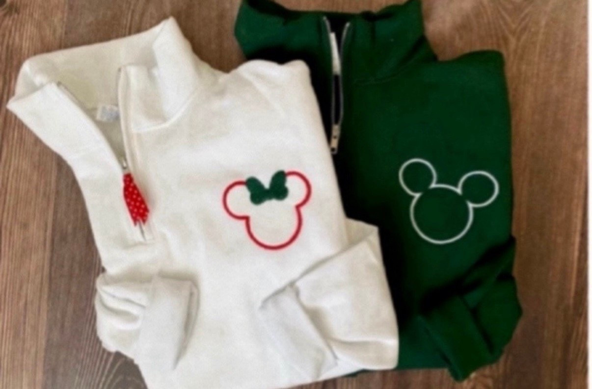 Officially entering my holly jolly cozy era with these half-zips 🎄✨
The simple embroidery is giving classy holiday vibes without being too loud, and I’m obsessed. These are SO soft, so comfy, and honestly perfect for park days, travel days, cocoa nights… literally everything ❄️🤍💚

Linking both on LTK because these always disappear fast this time of year. Grab yours before they’re gone! 🎁👇#HolidayStyle #CozySeason #WinterFits #MatchingMoments #HalfZipLove #FestiveFashion #HolidayAesthetic #WardrobeFavorites #InfluencerStyle #CozyGirlEra #LTKFinds

#LTKGiftGuide #LTKmomlife #LTKHoliday