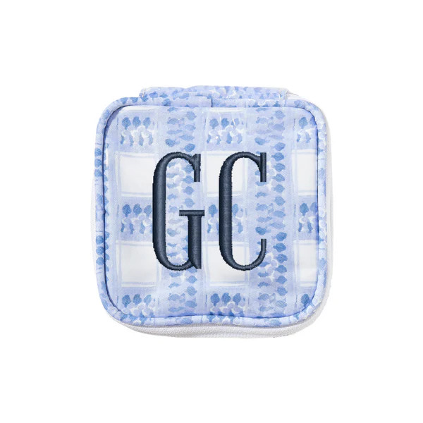 Embroidered Clear Coated Jewelry Case - @Nashville Tash x SWP | Sprinkled With Pink